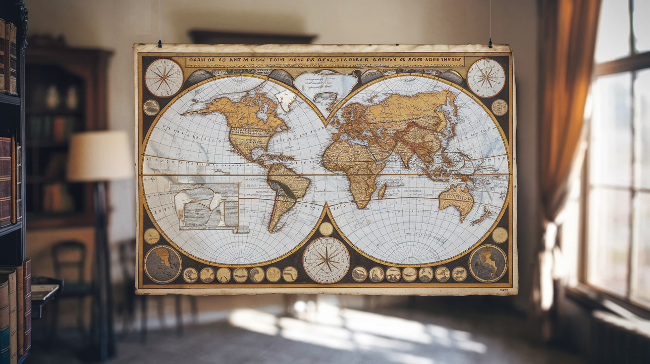 1914 World Map